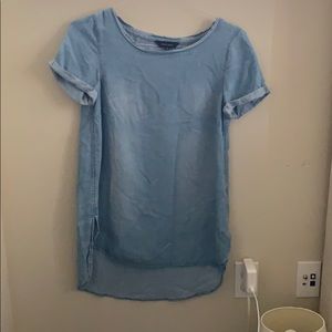 ASOS New Look Chambray Tunic Top